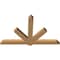 Ekena Millwork Kennewick Timber Gable Bracket, Western Red Cedar, 72"W x 45"H x 3 1/2"D x 5 1/2"F, 15/12 Pitch GBW072X45X0406KEN00SWR - alternate 2